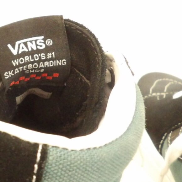 Vans‎ Safari Black & Teal High Top Skateboarding Sneakers Mens Size 11 - Picture 4 of 6